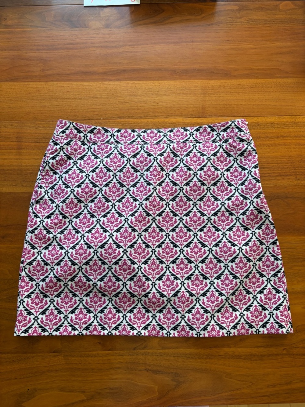 Greg Norman Golf Skort Pink Damask Print Size 10